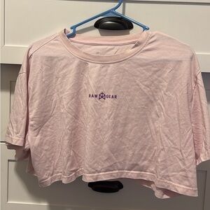 Raw Gear Women's Pink Crop Top